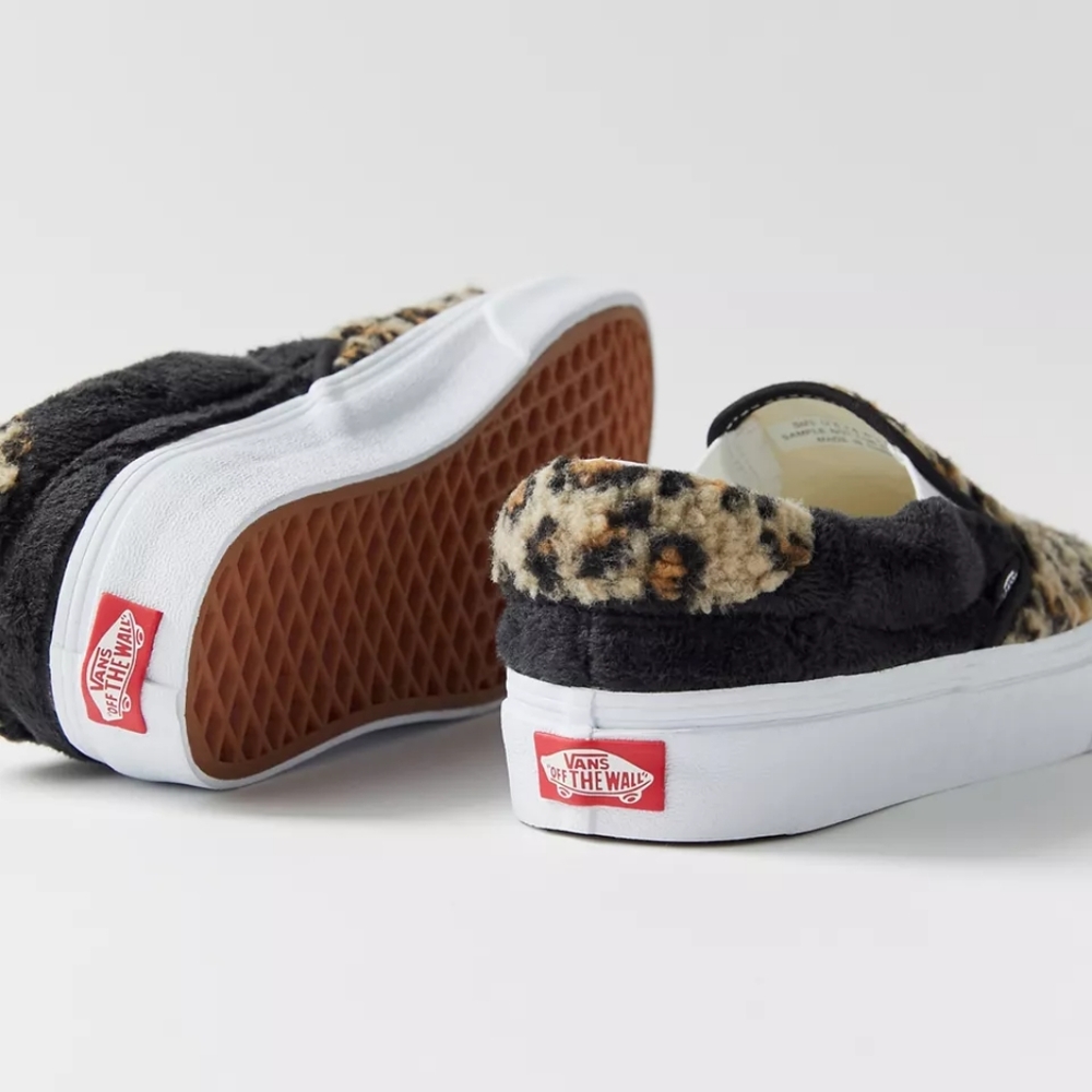 Vans Sherpa Slip On 59 Shoe Brown Multi Leopard Women's 7.5 Men's 6 - Picture 3 of 4